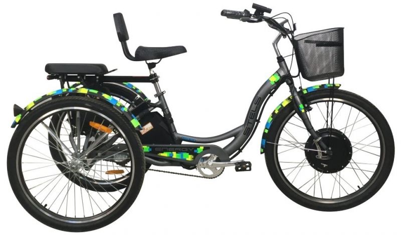 Электровелосипед трехколесный Horza Stels Trike Passenger 1000W 48V/15Ah Электровелосипед трехколесный Horza Stels Trike Passenger 1000W 48V/15Ah
